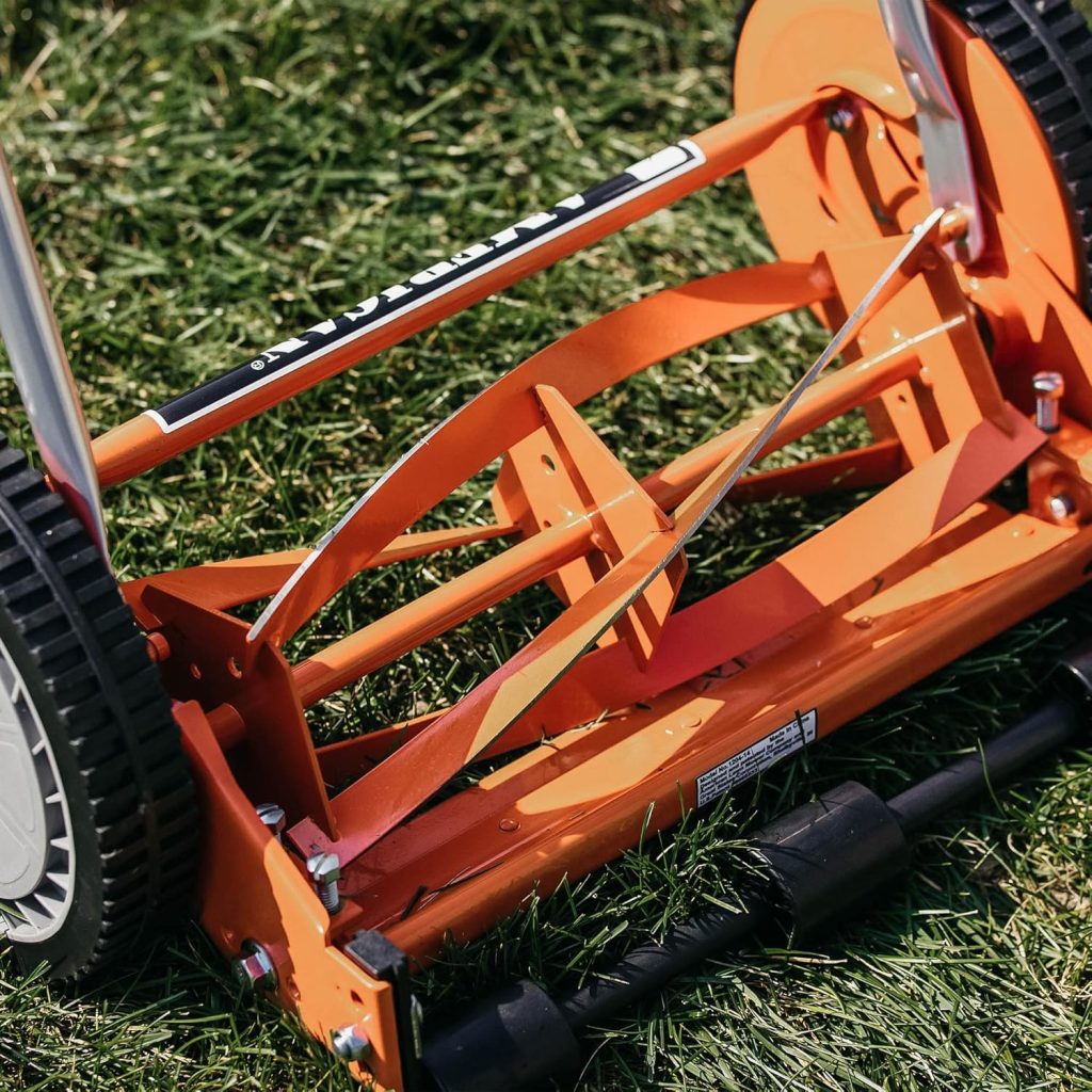Inch 4-Blade Push Reel Lawn Mower