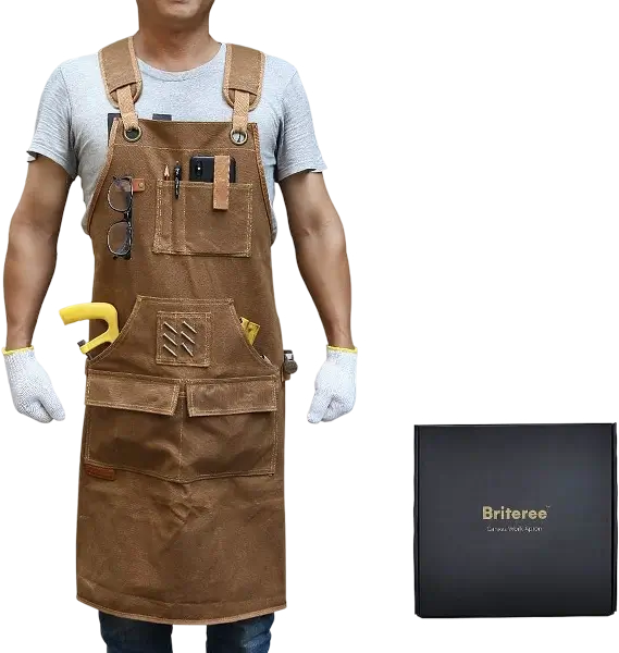 BRITEREE Woodworking Apron for Men